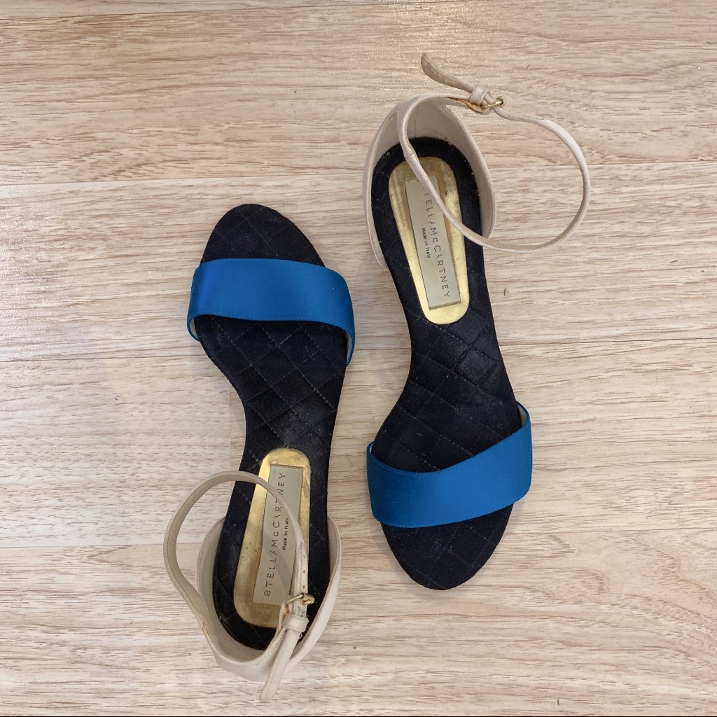 Stella Mccartney Satin Kitten Heels